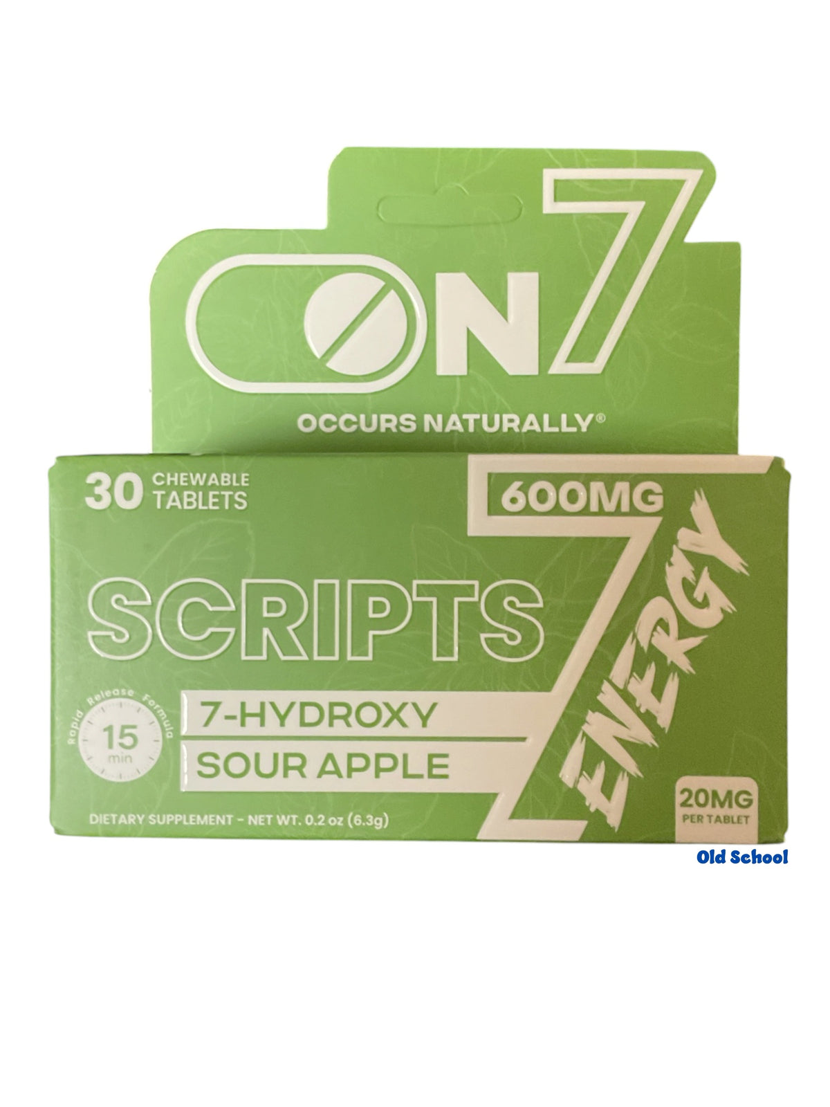 On7 Energy 20mg 30ct 600mg bottle
